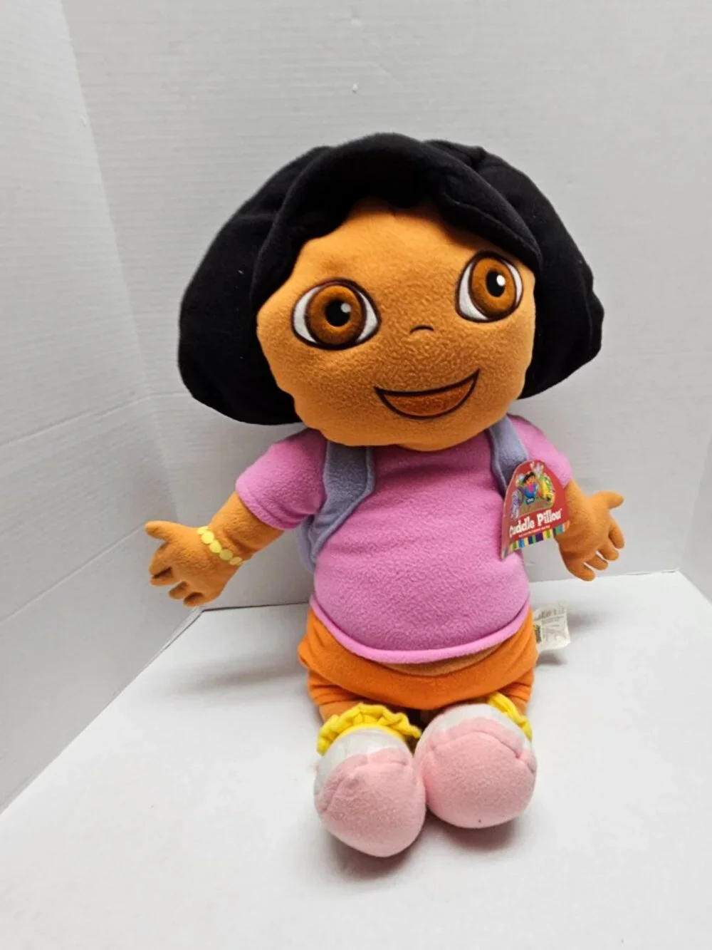 New Vintage Nickelodeon Nick Jr Huge Big DORA the Explorer Cuddle Pillow Doll 2f